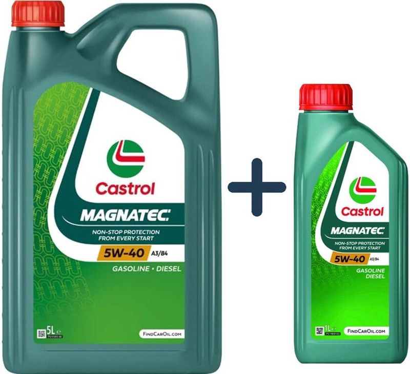 Castrol - Magnatec 5W40 A3/B4 - Motorolie - 4L