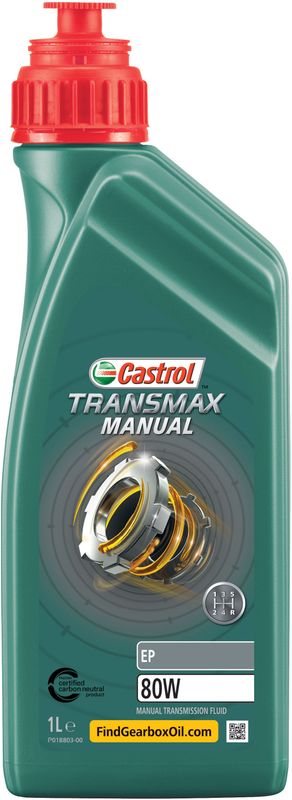 Castrol - Transmax 80W - Versnellingsbakolie - 1L