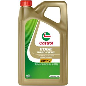 Castrol - Edge Turbo Diesel - Motorolie - 5W40 - 5L