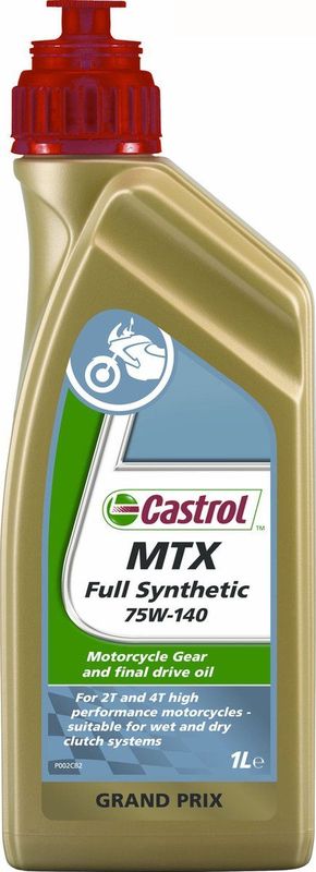 Castrol - MTX Full Synthetic 75W-140 - Versnellingsbakolie - 1L