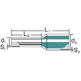 Weidmuller - Weidmüller 9025760000 Aderendhülse 0.25 mm² Teilisoliert Hellblau 500 St.