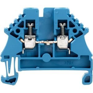 Weidmuller metł�ączka szynowa przelotowa 2-bedraad 2,5mm2 blauw (1023780000)