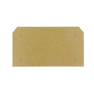 Weidmüller Eindpaneel bg 0146720000, Elektronica benodigdheden + Behuizing, Beige