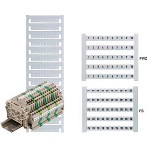 Klemmarkeerder Weidmüller DEK 5 GW 4 0522660004 Wit 500 stuk(s)