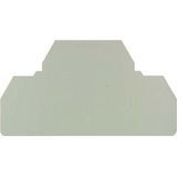 Weidmüller - Z-serie - Afsluitplaat - Donkerbeige - 2 mm