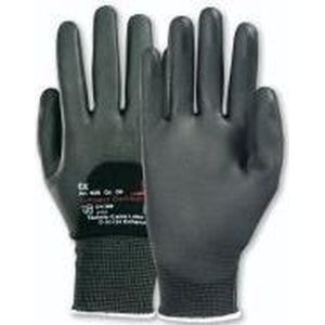 Honeywell Handschoen | maat 8 zwart | EN 388 PSA-categorie II | polyamide-tricot met polyurethaan | 10 paar - 062608841E 062608841E