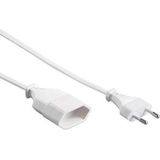 Kopp - Euroverlengsnoer 2x0.75mm2 - 3 Meter - Wit