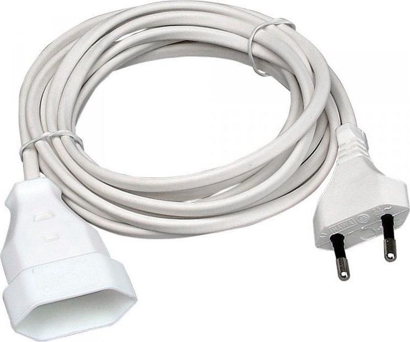 Kopp - Euroverlengsnoer 2x0.75mm2 - 3 Meter - Wit