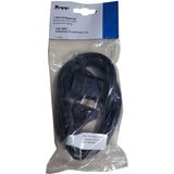 Kopp® Euro Verlengsnoer 2x0.75mm2 - 3 Meter - Zwart
