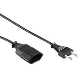 Kopp® Euro Verlengsnoer 2x0.75mm2 - 3 Meter - Zwart