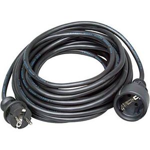 Kopp Verlengsnoer Zwart 10 Meter | Verlengsnoeren