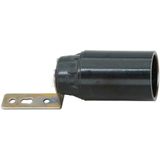 Kopp Kunststof Fitting met Bevestigingsbeugel E14 230V - Max. 60W - Zwart - Per 2 stuk(s)