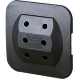 Kopp - 1749.0500.8 - Netstekkeradapter - Zwart - Voor Drie Apparaten