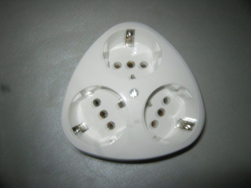 Kopp - Wandcontactdoos RA - Inbouw - 3-voudig - Arctic Wit