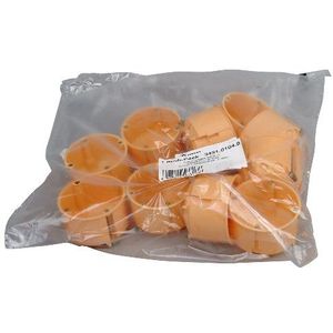 Kopp Spouwmuurschakeldoos isolatiemateriaal, ø 68 mm, doosdiepte 47 mm, professionele verpakking: 10 stuks in doos, 349101048