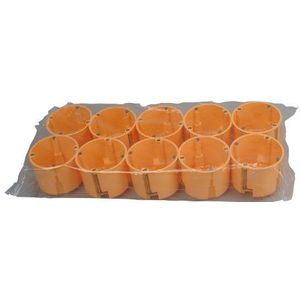 Kopp Spouwmuurschakeldoos isolatiemateriaal, ø 68 mm, doosdiepte 61 mm, professionele verpakking: 10 stuks in doos, 355200043