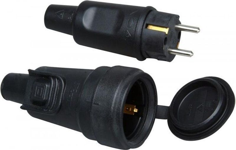 Kopp - Steekverbindingsset - Spatwaterbescherming - Massief Rubber