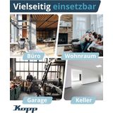 Kopp Paris Wisselschakelaar - Inclusief Indicatielampje - 1 Voudig - 230 Volt - Arctic Wit