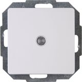 Kopp Paris Wisselschakelaar - Inclusief Indicatielampje - 1 Voudig - 230 Volt - Arctic Wit