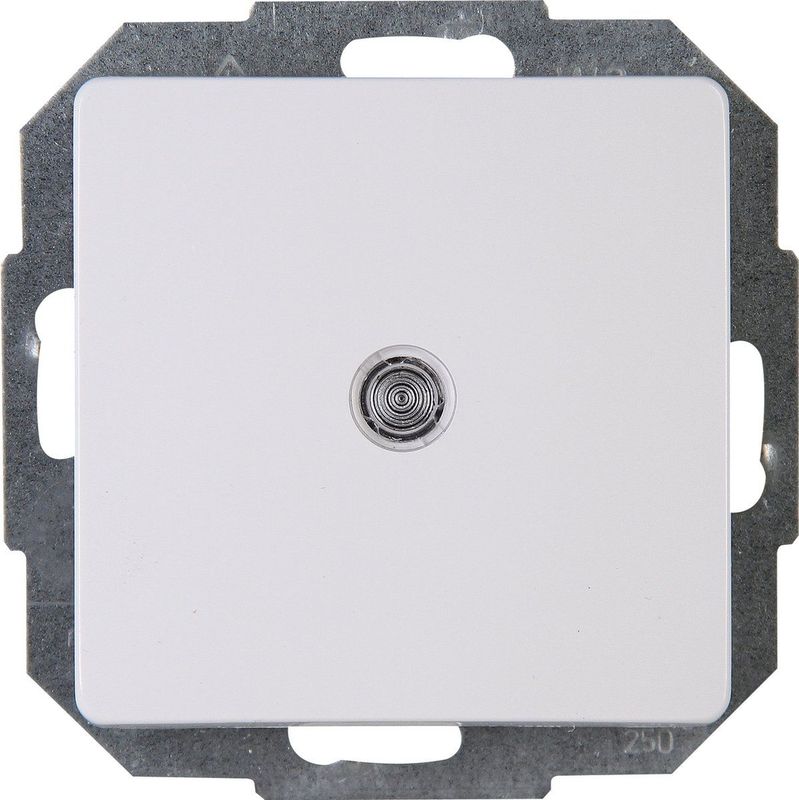 Kopp Paris Wisselschakelaar - Inclusief Indicatielampje - 1 Voudig - 230 Volt - Arctic Wit