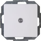 Kopp - Inbouw Drukschakelaar - Arctic Glans Wit - Thermoplast