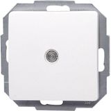 Kopp - Inbouw Drukschakelaar - Arctic Glans Wit - Thermoplast