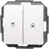 Kopp - Paris - Jalouzieschakelaar - Dubbel Knops - Wit - Thermoplast