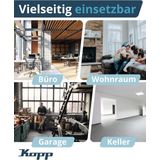 KOPP - Inbouw Coax Wandcontactdoos - Wit - Thermoplast