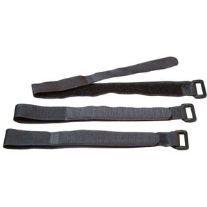 Kopp - 328100097 - Klittenband - Zwart - 3 Stuks - Flexibel Ontwerp