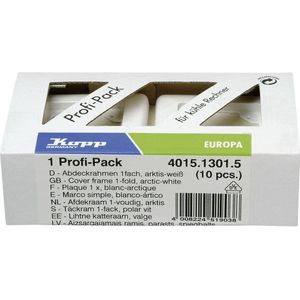 Kopp Profipack met 10 stuks 1-voudig frame Europa arctisch wit, 401513015