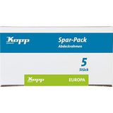 Kopp - Europa - Afdekramen - Arctisch Wit - Voordeelverpakking 5 Stuks