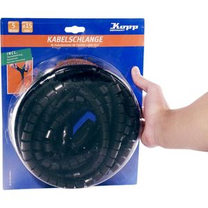 KOPP - Verlengkabel - Zwart - Polypropyleen - 5 Meter