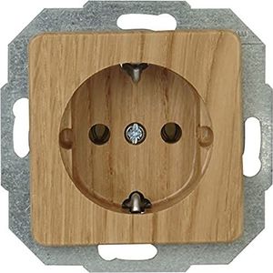 Kopp 914830089 Milano eiken-natuur stopcontact, bruin/eikenhout, 1 stuk