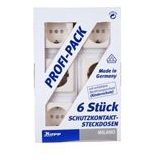 Kopp - Profi-Pack 6 Schuko - Wandcontactdozen - Wit