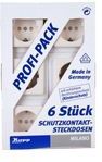 Kopp - Profi-Pack 6 Schuko - Wandcontactdozen - Wit