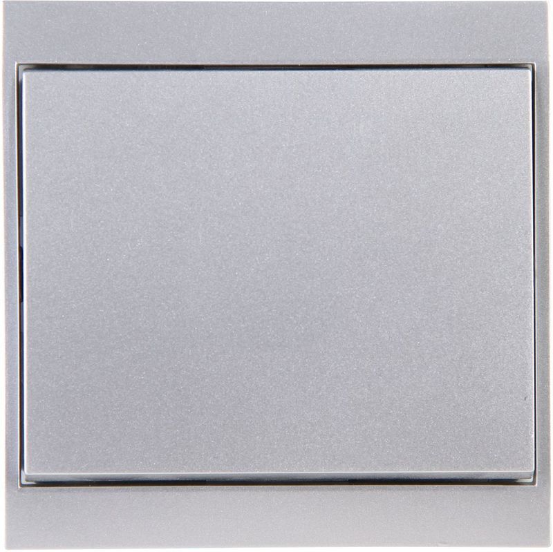 Kopp - Drukknop MALTA - Zilver - Knoppen + Schakelaars