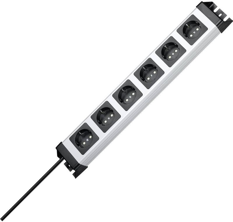 Kopp - POWERversal - Stekkerdoos - Zwart - Slag- en Breukbestendig