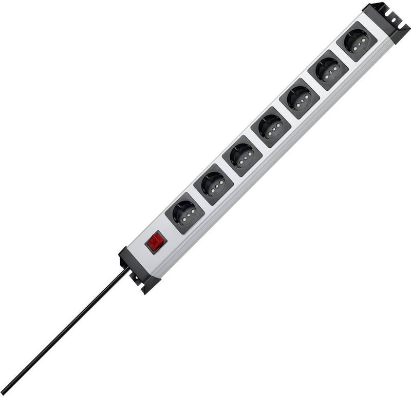 Kopp - POWERversal - Stekkerdoos - Zwart - 7 Uitgangen - 1,4 m Kabel