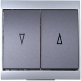 Kopp - Malta - Rolluikschakelaar - Antraciet - Inbouwmontage - 250 V - 10 A