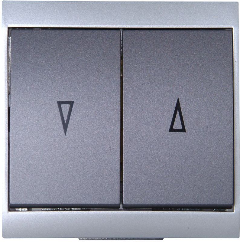 Kopp - Malta - Rolluikschakelaar - Antraciet - Inbouwmontage - 250 V - 10 A