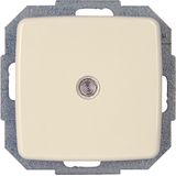 Kopp - Rivo - Universele Schakelaar - Beige - Verlichtbare Lens