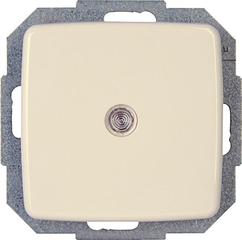 Kopp - Rivo - Universele Schakelaar - Beige - Verlichtbare Lens