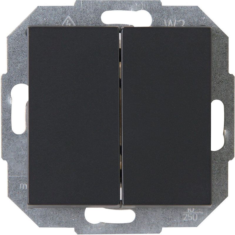 Kopp - Athenis - Wisselschakelaar - Antraciet - Inbouwschakelaars