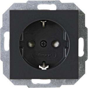 Kopp - Athenis - Wandcontactdoos - Antraciet - Enkelvoudig