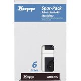 Kopp - Athenis - Stopcontacten - Grijs - Grootverpakking