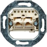 Kopp Dubbele inbouw wandcontactdoos - Cat5 - UTP/UAE - Metaal - IP20 bescherming