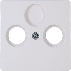 Kopp - Afdekplaat Paris - Coax - Arctic Wit - Duurzaam Materiaal