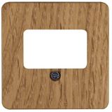 Kopp - Milano - Afdekking - Eiken Natuur - Voor TAE-telefoon Aansluitdoos