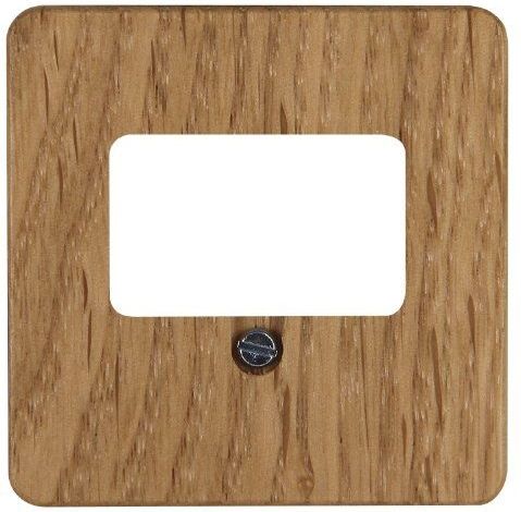 Kopp - Milano - Afdekking - Eiken Natuur - Voor TAE-telefoon Aansluitdoos
