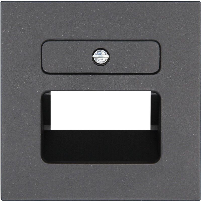 Kopp - ATHENIS - Wandcontactdoosdeksel - Antraciet - 1 eenheid UAE/IAE/ISDN